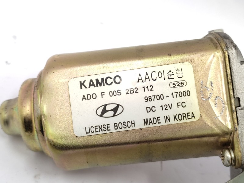 Recambio de motor limpia trasero para hyundai matrix (fc) 1.5 crdi referencia OEM IAM  9870017000 