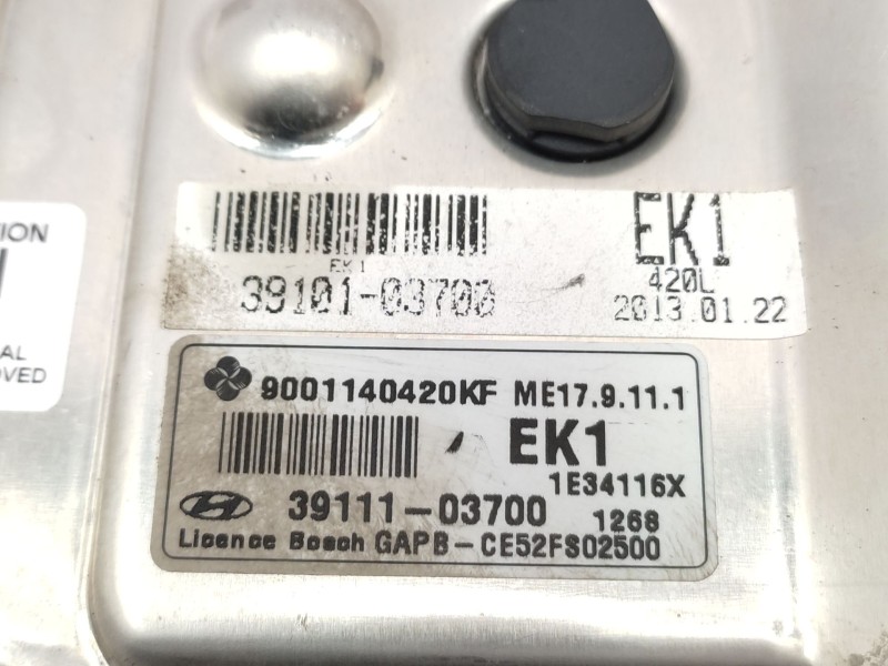 Centralita Motor Uce 3911103700  - Hyundai I20 I (pb, Pbt) 1.2 3