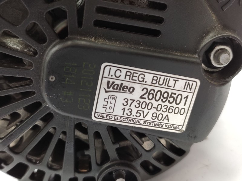 Alternador 3730003600 2609501 - Hyundai I20 I (pb, Pbt) 1.2 7