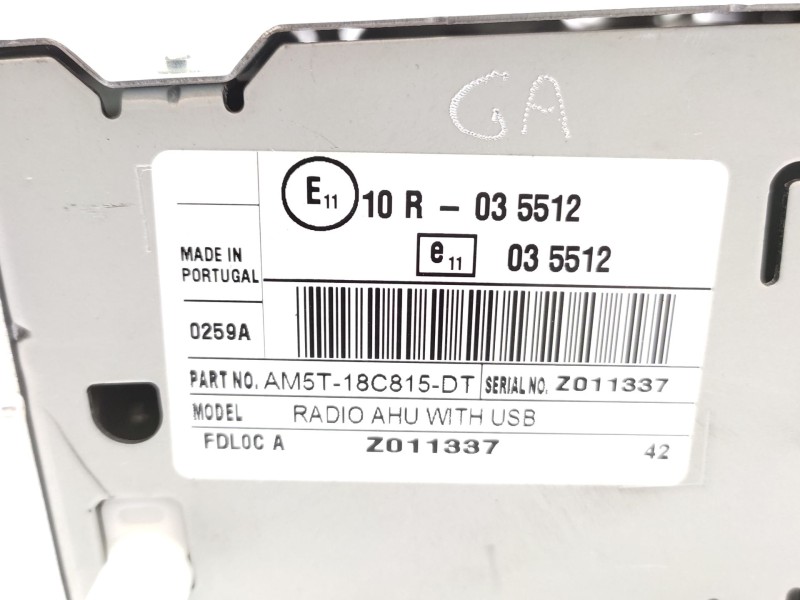Recambio de sistema audio / radio cd para ford fiesta vi (cb1, ccn) 1.25 referencia OEM IAM   
