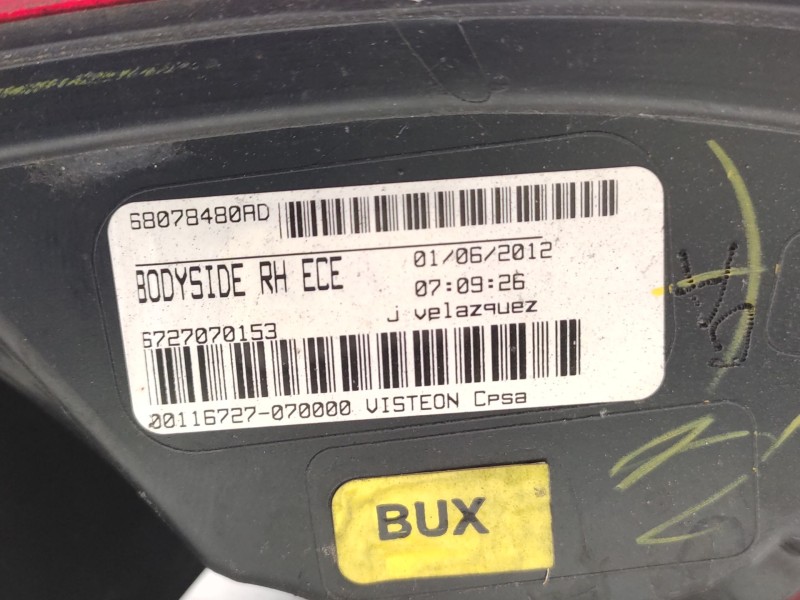 Recambio de piloto trasero derecho para fiat freemont (345_) 2.0 jtd referencia OEM IAM   