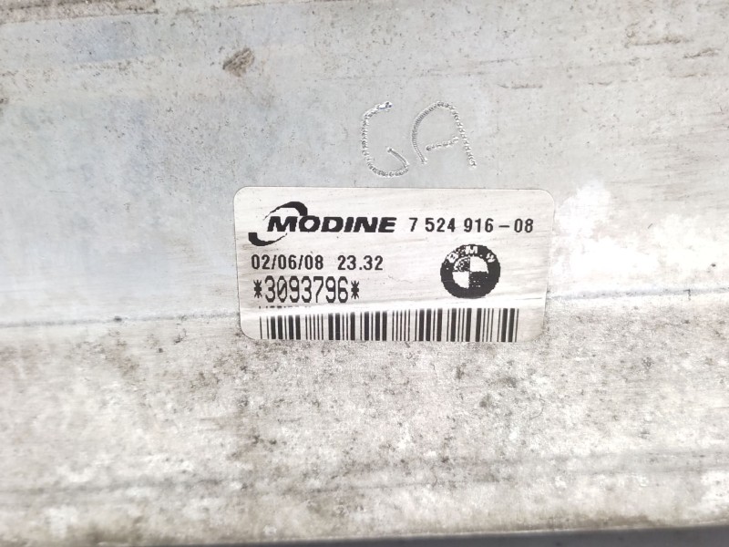 Intercooler 7524916 17517524916  - Bmw 1 (e87) 118 D 3