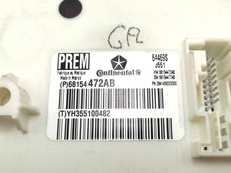 Caja Reles / Fusibles 68154472ab Krl110412ab  - Fiat Freemont (345_) 2.0 Jtd 5
