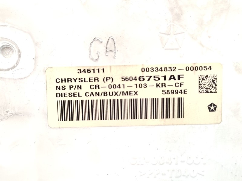 Cuadro Instrumentos 56046751af K56046751ab  - Fiat Freemont (345_) 2.0 Jtd 6