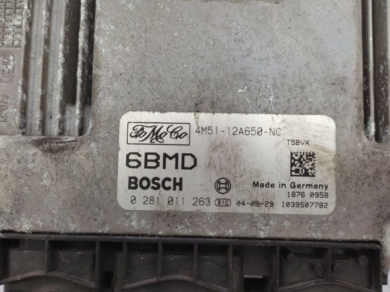 Recambio de centralita motor uce para ford focus c-max (dm2) 1.6 tdci referencia OEM IAM   