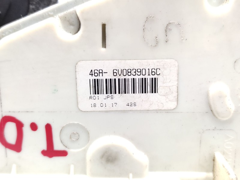 Recambio de cerradura puerta trasera derecha para skoda yeti (5l) 1.2 tsi referencia OEM IAM   