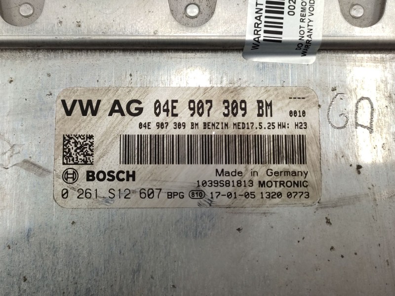 Centralita Motor Uce 04e907309bm 0261s12607 - Skoda Yeti (5l) 1.2 Tsi 3