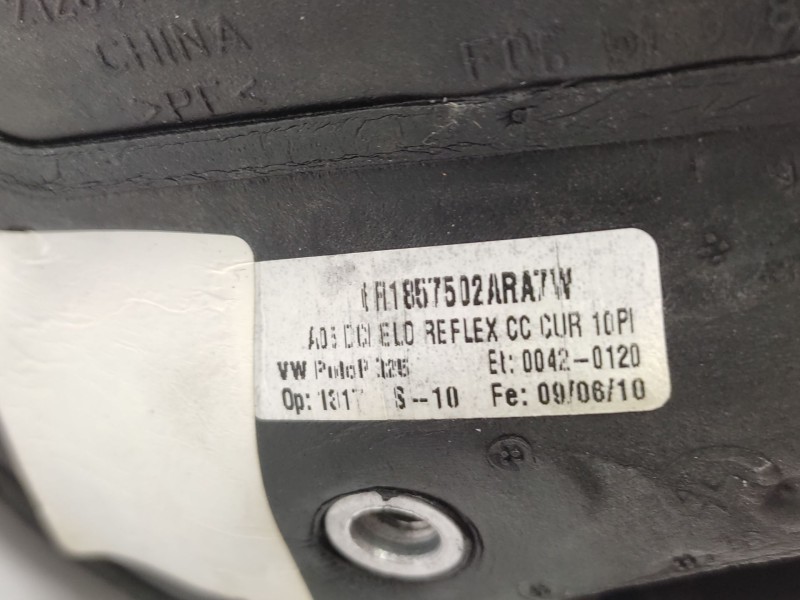 Retrovisor Derecho 6r1857508k  - Volkswagen Polo V (6r1, 6c1) 1.6 Tdi 3