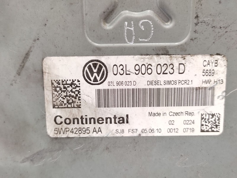 Recambio de centralita motor uce para volkswagen polo v (6r1, 6c1) 1.6 tdi referencia OEM IAM   