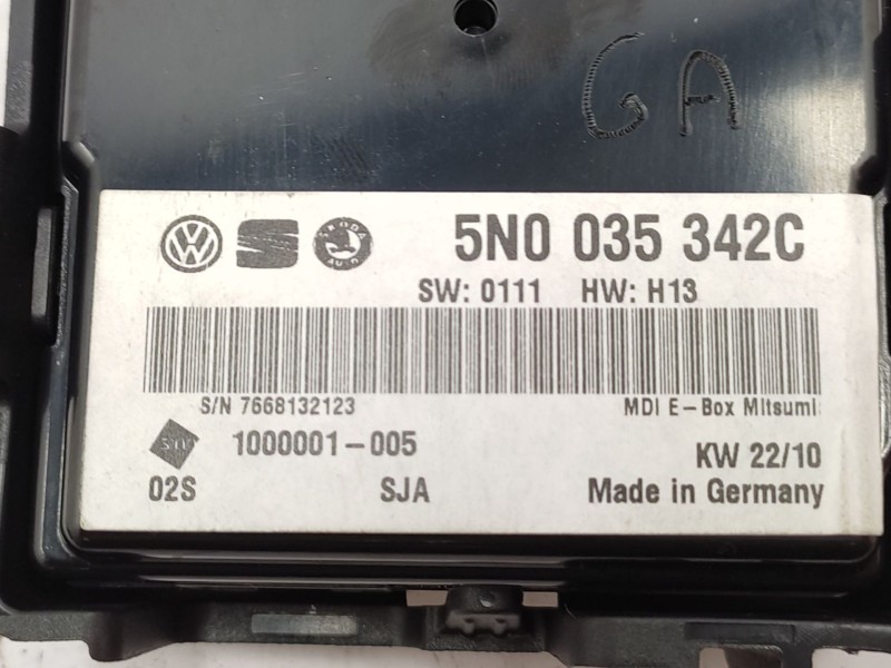Modulo Electronico 5n0035342c  - Volkswagen Polo V (6r1, 6c1) 1.6 Tdi 3