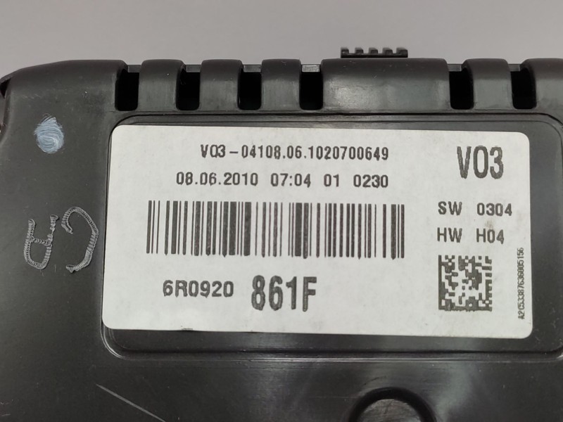 Recambio de cuadro instrumentos para volkswagen polo v (6r1, 6c1) 1.6 tdi referencia OEM IAM   
