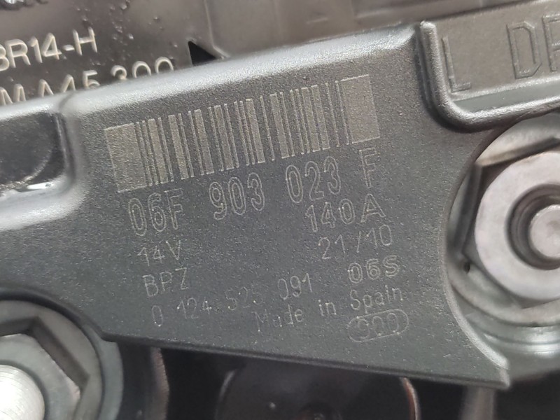 Recambio de alternador para volkswagen polo v (6r1, 6c1) 1.6 tdi referencia OEM IAM 06F903023F  0124525091