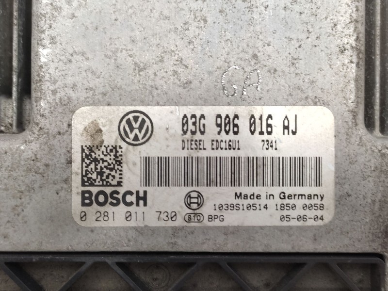 Centralita Motor Uce 03g906016aj 0281011730 - Seat Leon (1p1) 2.0 Tdi 3