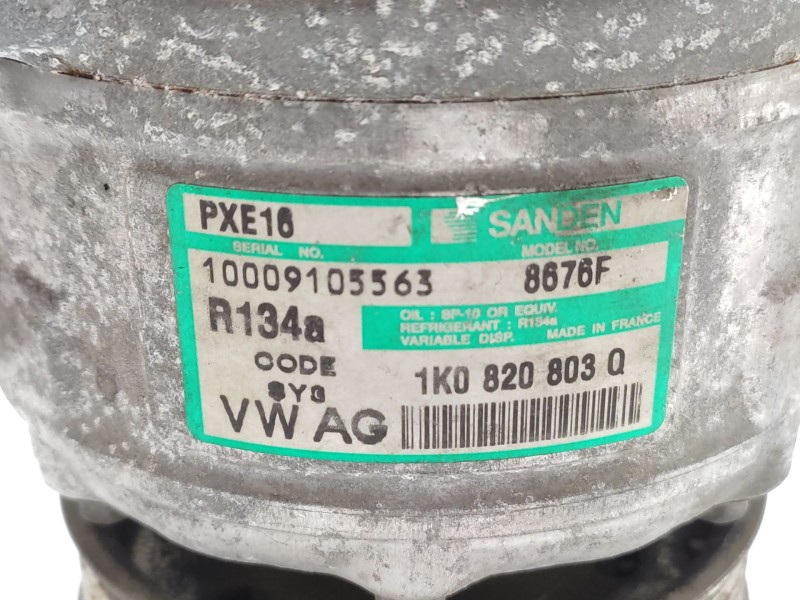 Recambio de compresor aire acondicionado para seat leon (1p1) 2.0 tdi referencia OEM IAM  1K0820859QX 