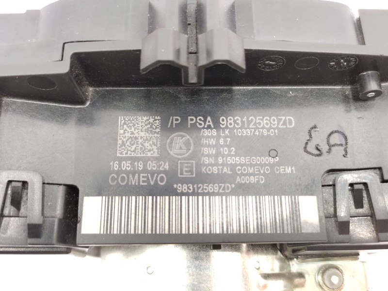 Mando Multifuncion 98312569zd  - Citroën Berlingo (er_, Ec_) 1.2 Puretech 110 6