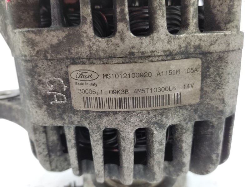 Alternador 4m5t10300lb 1757293  - Ford Tourneo Connect 1.8 Tdci 6