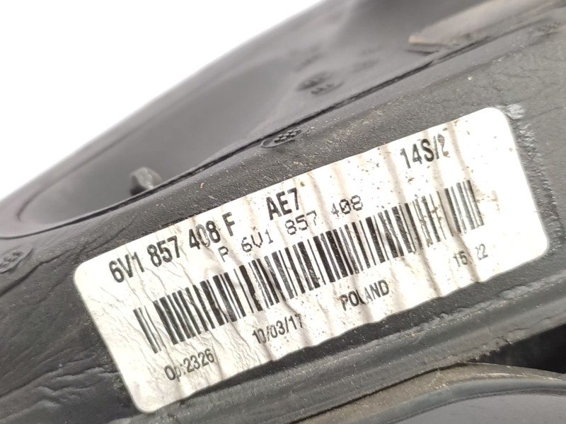 Recambio de retrovisor derecho para skoda fabia iii (nj3) 1.4 tdi referencia OEM IAM  6V1857508C 