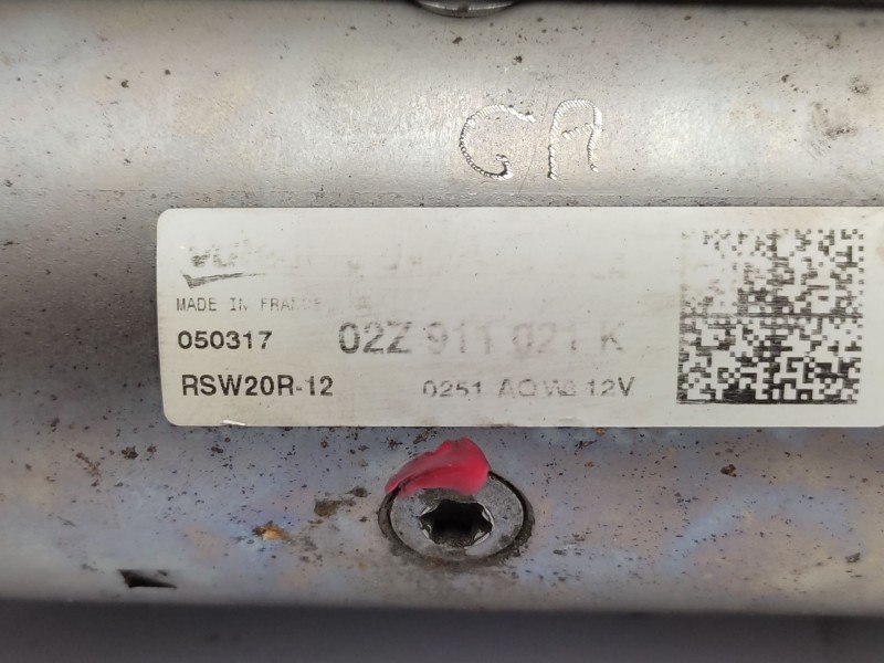 Motor Arranque 02z911021k  - Skoda Fabia Iii (nj3) 1.4 Tdi 6