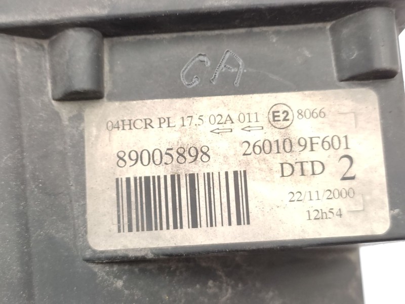 Faro Derecho 260109f601 260109f686 89005898 - Nissan Primera (p11) 1.6 16v 5