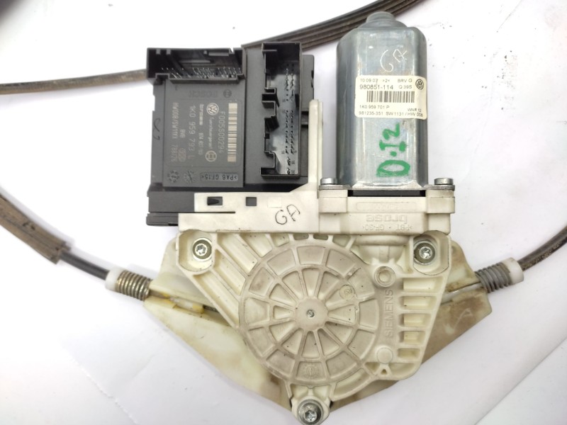 Elevalunas Delantero Izquierdo 3c1837461h  - Volkswagen Passat B6 (3c2) 2.0 Bluetdi 2