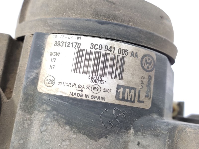 Recambio de faro izquierdo para volkswagen passat b6 (3c2) 2.0 bluetdi referencia OEM IAM  3C0941005AA 