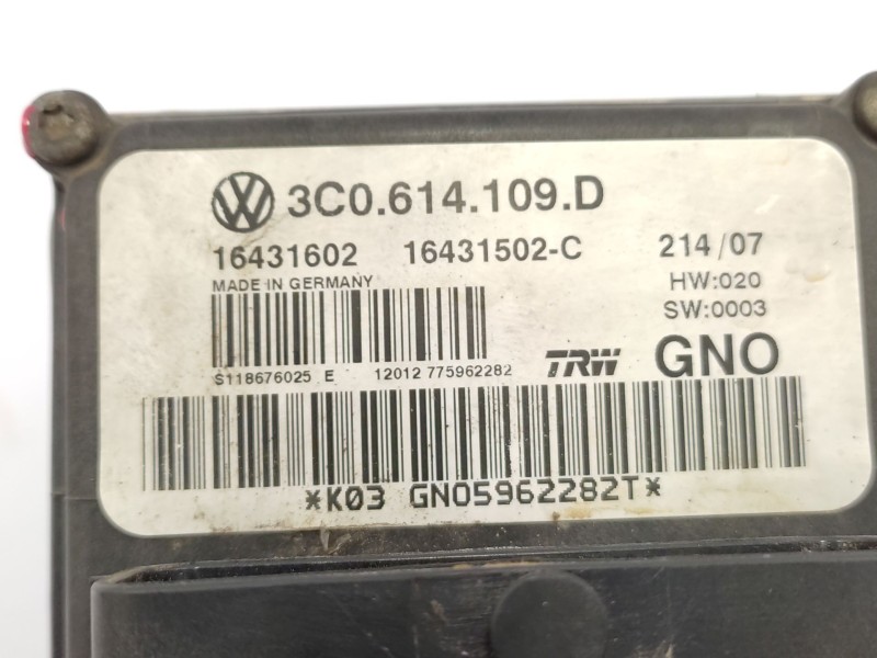 Abs 3c0614109d 3c0614109k  - Volkswagen Passat B6 (3c2) 2.0 Bluetdi 5