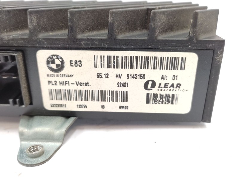 Amplificador Antena 9143150 65129143150  - Bmw X3 (e83) Xdrive 20 D 3