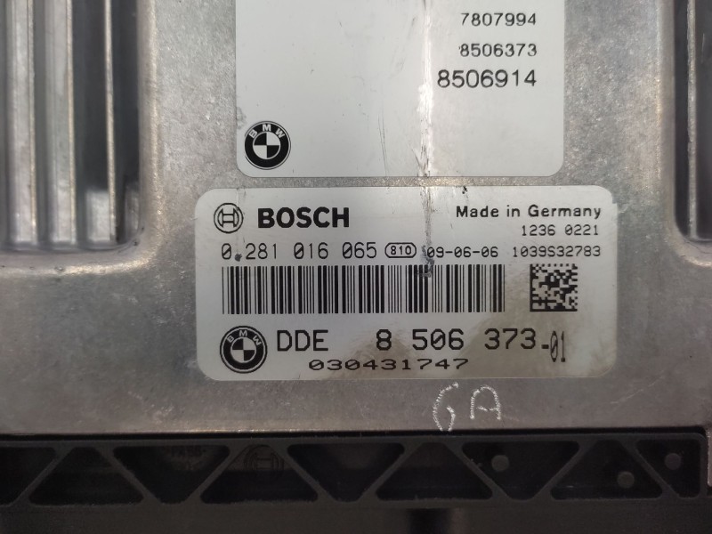 Centralita Motor Uce 8506373 0281015065 - Bmw X3 (e83) Xdrive 20 D 4