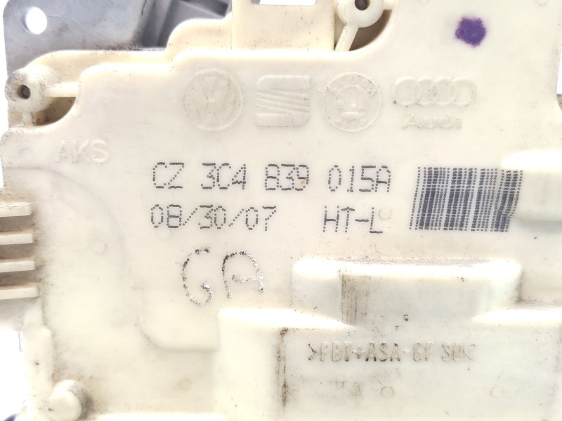 Cerradura Puerta Trasera Izquierda 3c4839015a  - Volkswagen Passat B6 (3c2) 2.0 Bluetdi 4