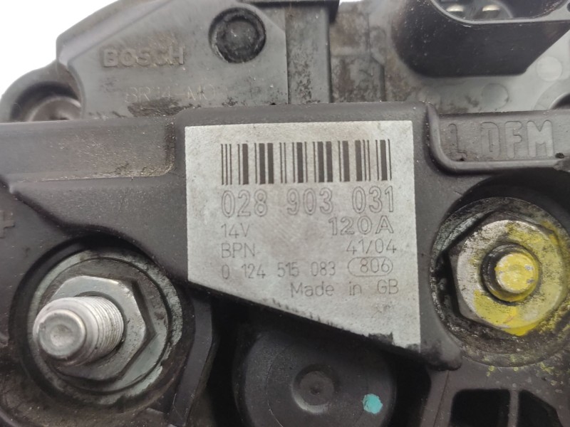 Recambio de alternador para volkswagen passat b6 (3c2) 2.0 bluetdi referencia OEM IAM  03G903023 