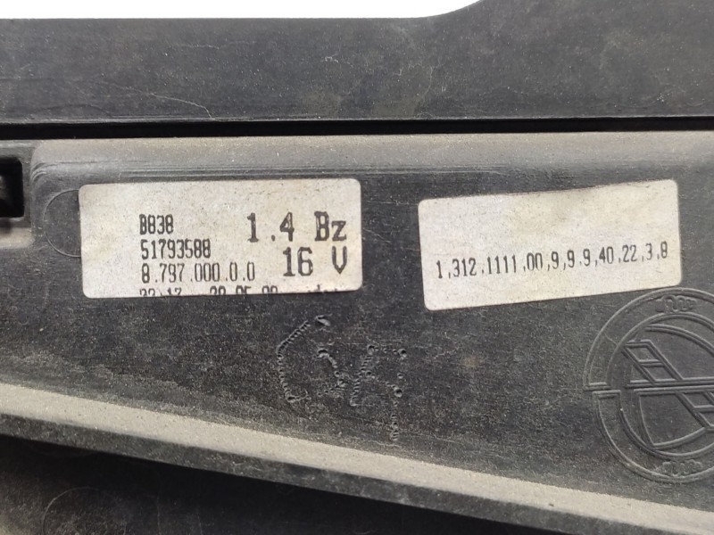 Electroventilador 51793588 52057327  - Fiat 500 C (312_) 1.4 (312cxc1b, 312axc1b) 3