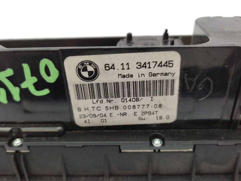 Mando Climatizador 64113417445  - Bmw X3 (e83) 3.0d 7