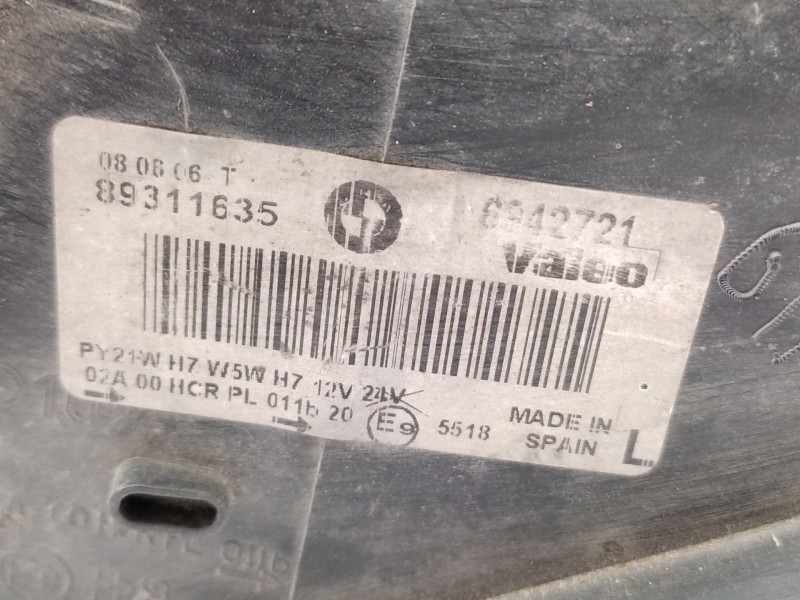 Faro Izquierdo 6942721 63116942721  - Bmw 3 (e90) 320 I 4