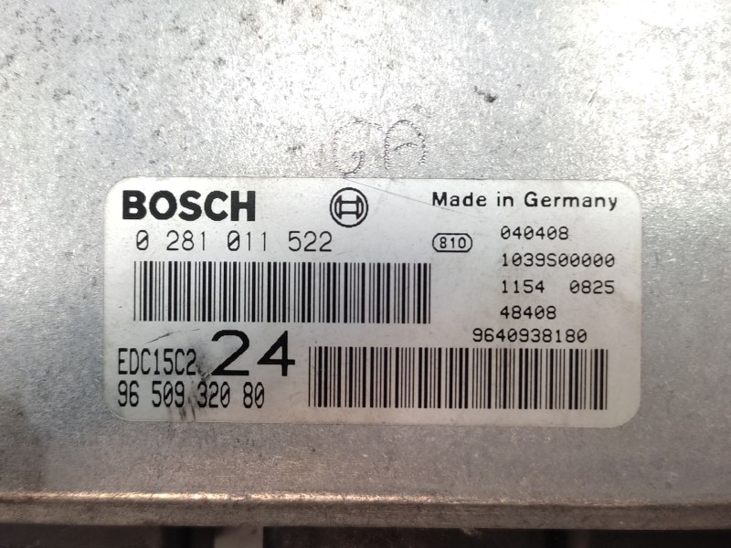 Recambio de centralita motor uce para citroën c8 (ea_, eb_) 2.2 hdi referencia OEM IAM   