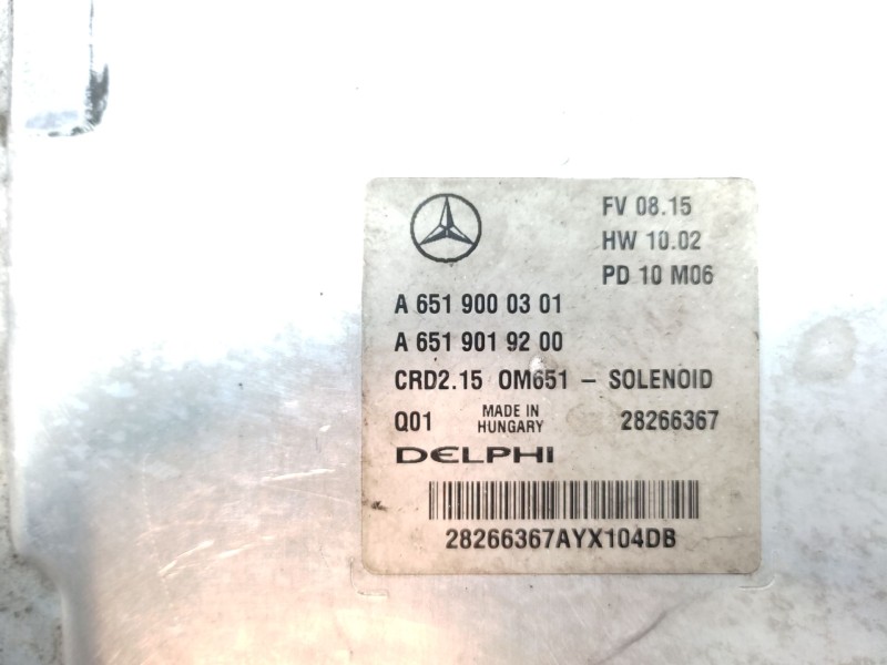 Recambio de centralita motor uce para mercedes-benz clase c (w204) c 220 cdi (204.008) referencia OEM IAM   