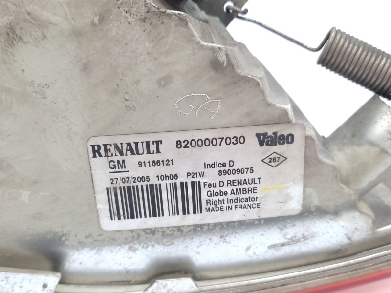 Recambio de piloto delantero derecho para renault trafic ii furgoneta (fl) 1.9 dci 100 (fl0c) referencia OEM IAM   