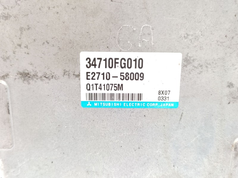 Recambio de centralita motor uce para subaru impreza hatchback (gr, gh, g3) 2.0 d awd referencia OEM IAM   