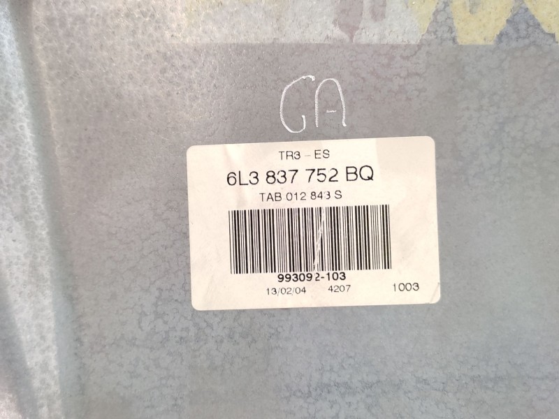 Recambio de elevalunas delantero derecho para seat ibiza iii (6l1) 1.9 tdi referencia OEM IAM   