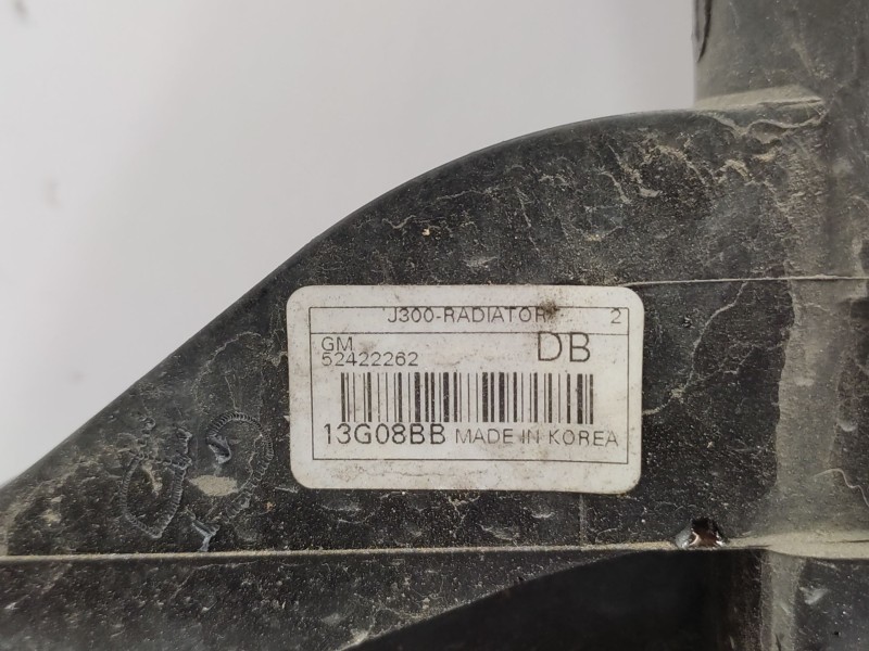 Radiador Agua 52422262 13267650  - Chevrolet Cruze Hatchback 1.6 2
