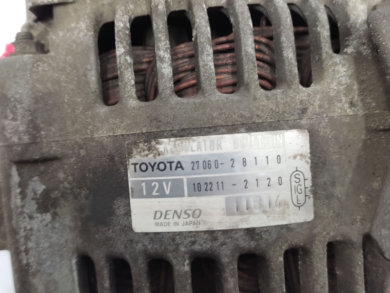 Recambio de alternador para toyota rav 4 ii (_a2_) 2.0 4wd (aca21, aca20) referencia OEM IAM  2706028110 
