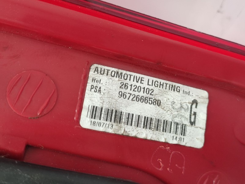 Piloto Trasero Izquierdo 9672666580 6350kh  - Peugeot 5008 (0u_, 0e_) 1.6 Hdi 4