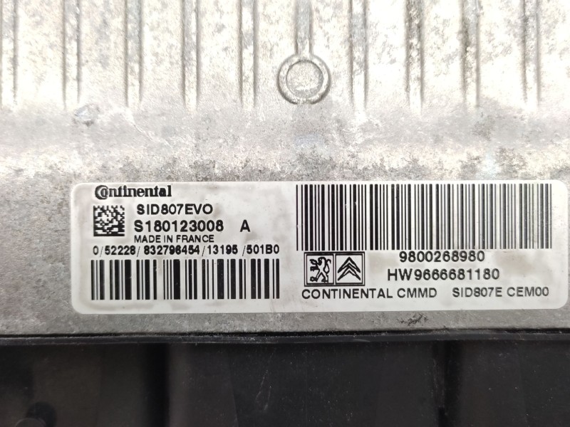 Recambio de centralita motor uce para peugeot 5008 (0u_, 0e_) 1.6 hdi referencia OEM IAM   