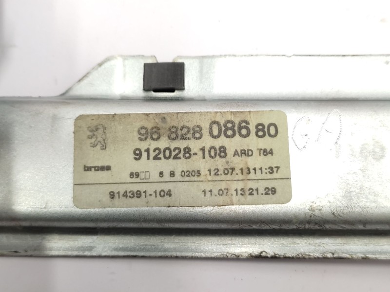 Elevalunas Trasero Derecho 9682808680 1607674980  - Peugeot 5008 (0u_, 0e_) 1.6 Hdi 4