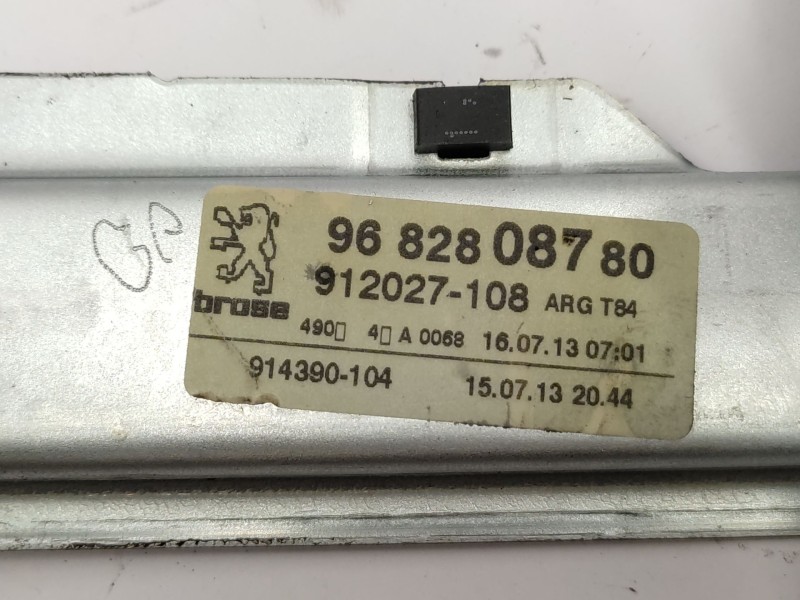 Elevalunas Trasero Izquierdo 9682808780  - Peugeot 5008 (0u_, 0e_) 1.6 Hdi 4