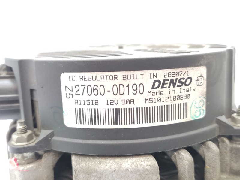 Alternador 270600d190 1012100890 - Toyota Auris (_e15_) 1.4 (zze150_) 7