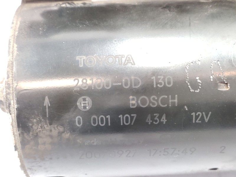Motor Arranque 281000d130 0001107434 - Toyota Auris (_e15_) 1.4 (zze150_) 6