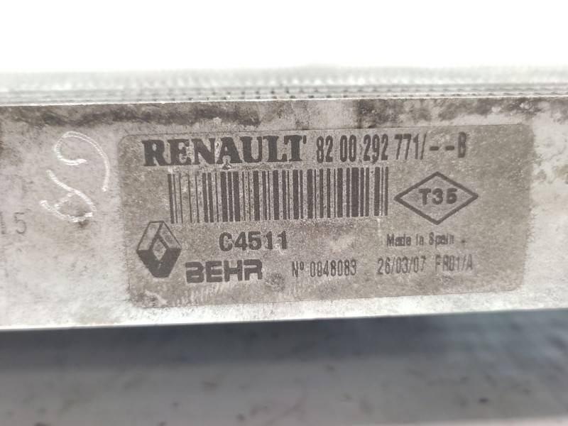 Recambio de radiador agua para renault laguna ii (bg0/1_) 1.9 dci (bg1a, bg1v) referencia OEM IAM   