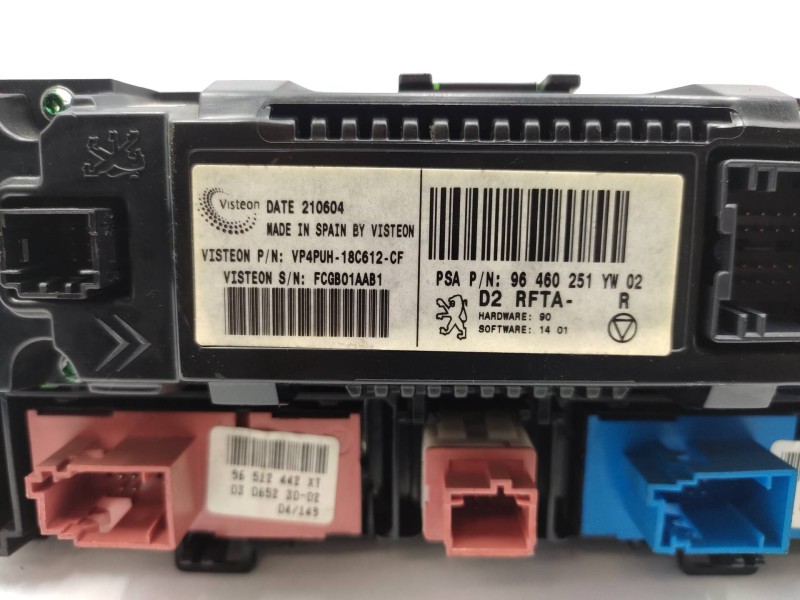 Mando Calefaccion / Aire Acondicionado 96460251yw 6451sa  - Peugeot 407 Sr Confort 9