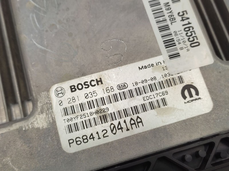 Recambio de centralita motor uce para jeep compass (mp, m6, mv, m7) 2.0 crd 4x4 referencia OEM IAM   