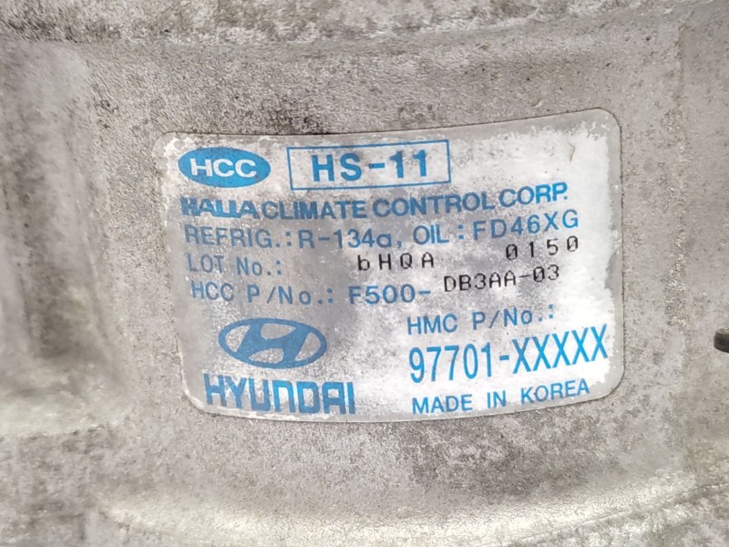 Compresor Aire Acondicionado 9770107100  - Kia Picanto I (sa) 1.1 6
